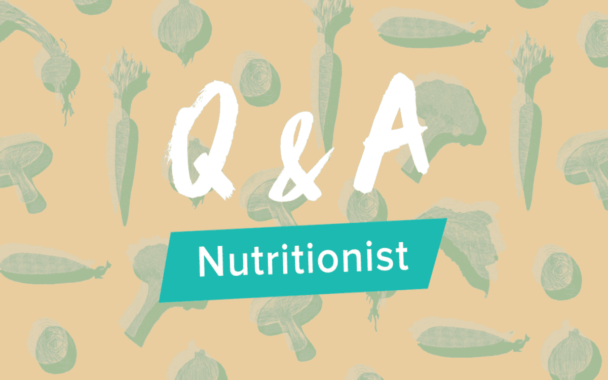 Q&A Nutritionist Header