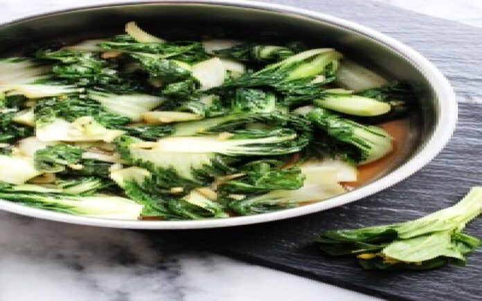 Recipe: Ginger Steamed Baby Bok Choy 